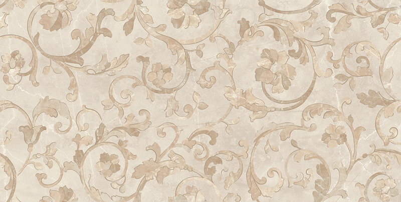 Декор керамический 262551 EMOTE DECORO FLOREALE Crema Marfil 39x78 см