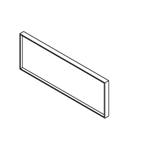 Зеркало ICON Metal 90x36x4,5 см