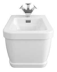 Биде подвесное 1 отв. OPERA White 36x56x30 см