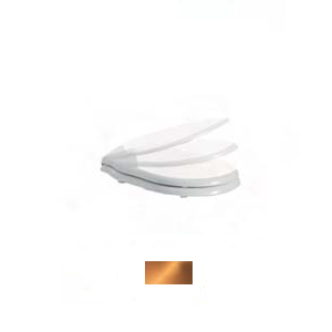Сиденье с крышкой WINDSOR White Softclose Bronzo