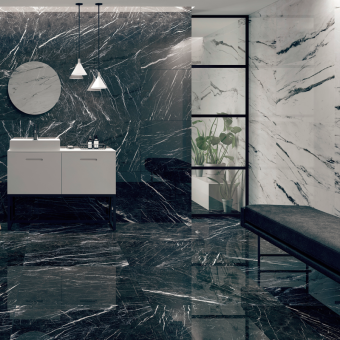 Гранит керамический MARQUINA Black/60x120/EP 60х120х1 см