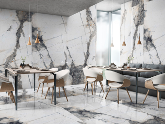 Гранит керамический N20416 TITANIUM Renoir POLISHED 120x278х0,6 см