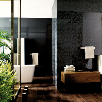 Плитка керамическая настенная DECO CRYSTAL Dark 33,3х100 см