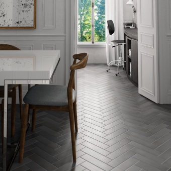 Плитка керамическая напольная 26688 BABYLONE Dust Grey 9,2х36,8 см