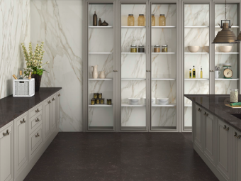 Гранит керамический SLABS ST.VINCENT Anthracite Natural 119,3х260x0,65 см